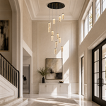 Crystalia Modern Multi-Tier Cluster Chandelier