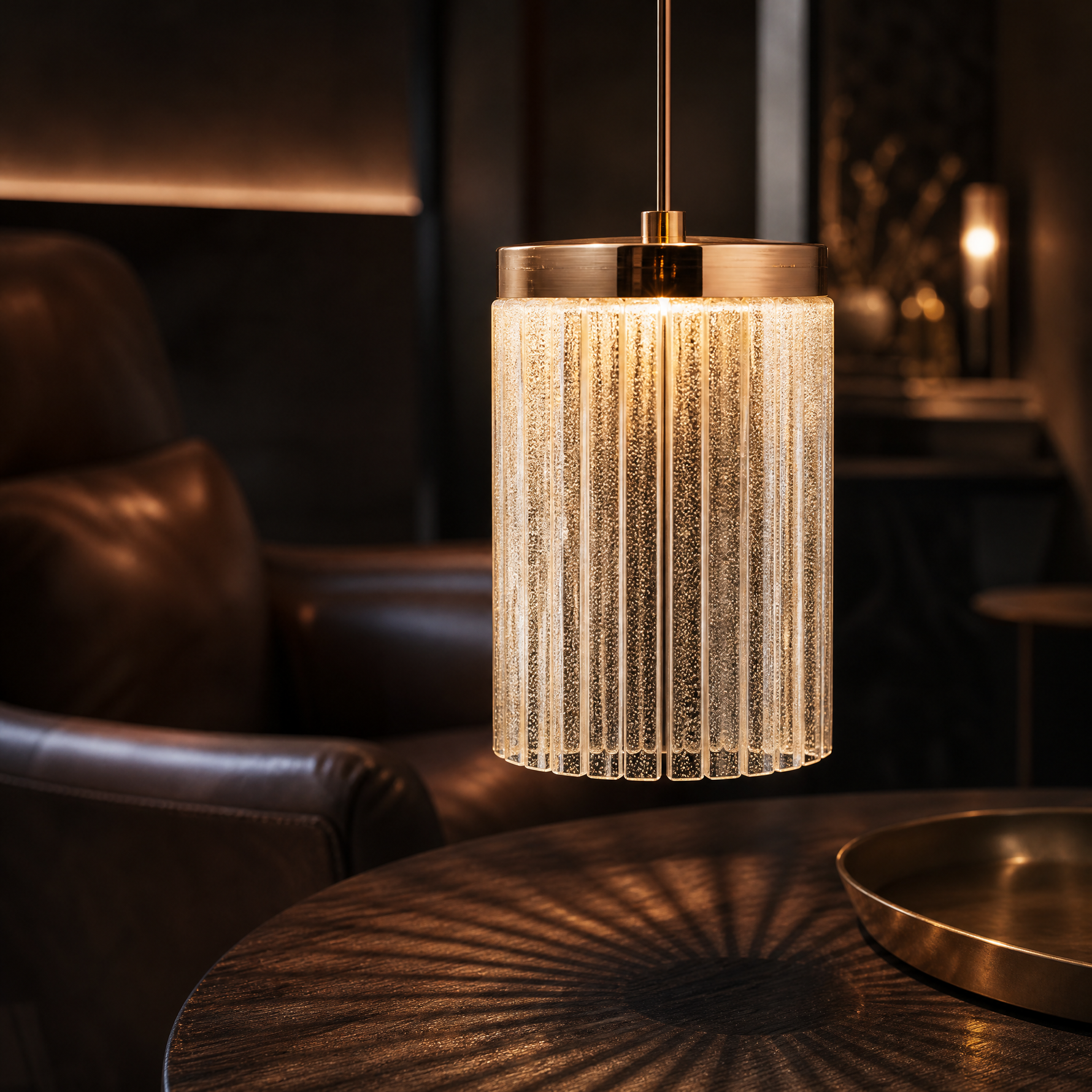 Crystalia Modern Sculptural Pendant Light