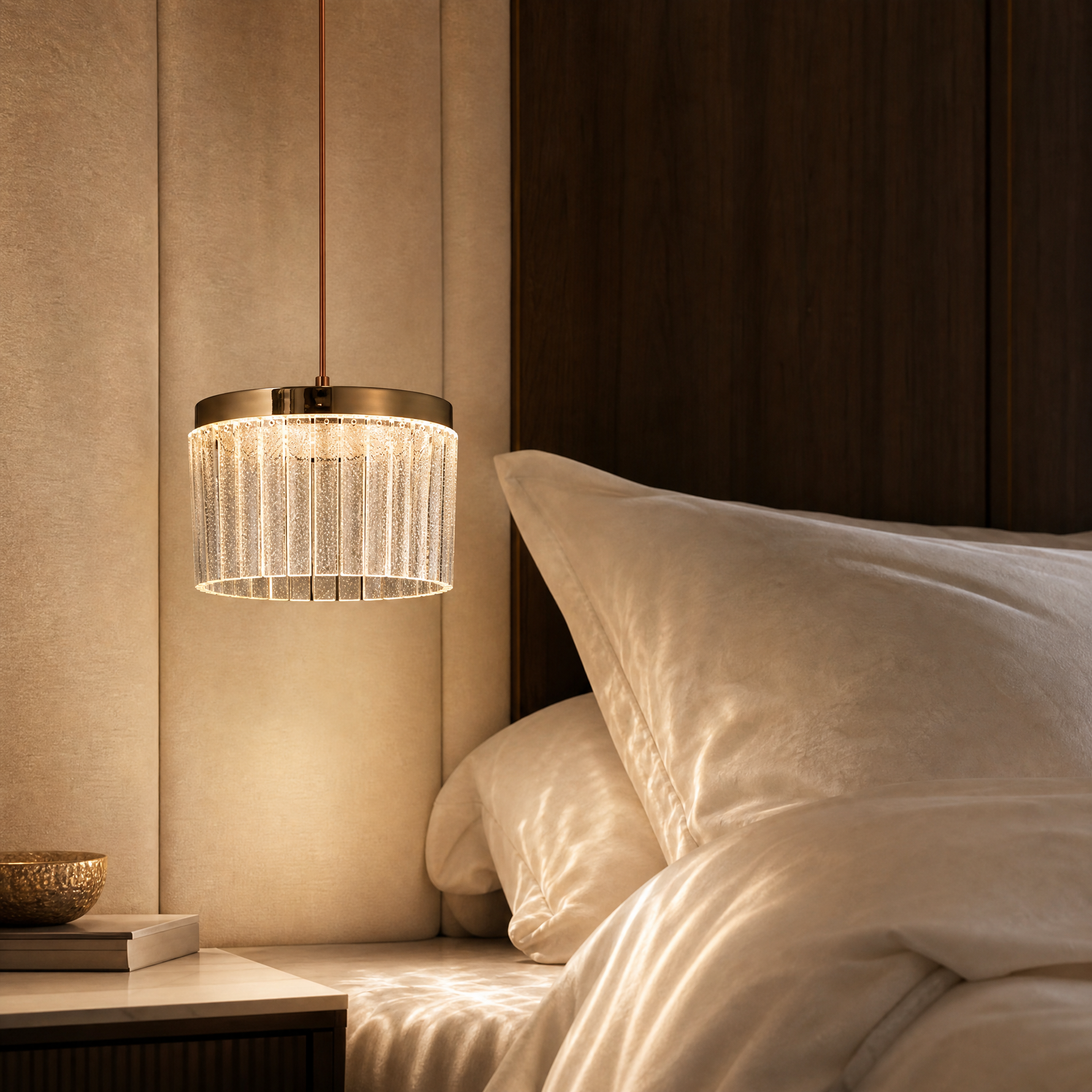 Crystalia Modern Sculptural Pendant Light
