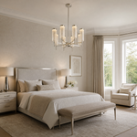 Crystalia Modern Sculptural Ring Chandelier