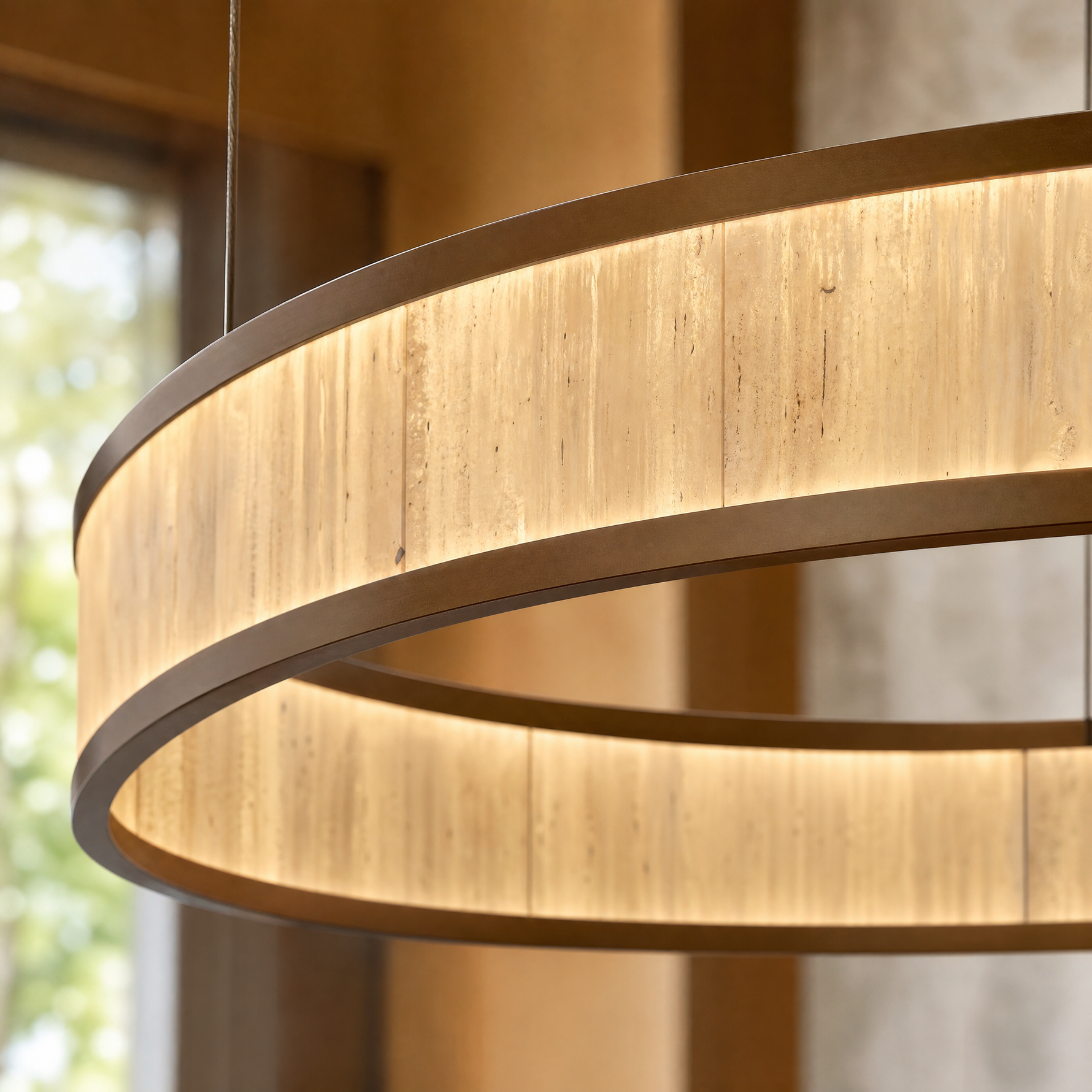 Crystara Modern Natural Stone Chandelier