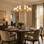 Cylinder Shade Alabaster Pendant Light