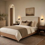 Cylinder Wrap Alabaster Brass Tube Wall Sconce