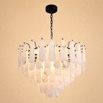 D580 Light Cube Crystal Round Pendant