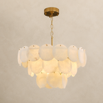 D600 Marble Stone Round Hanging - Copper Color