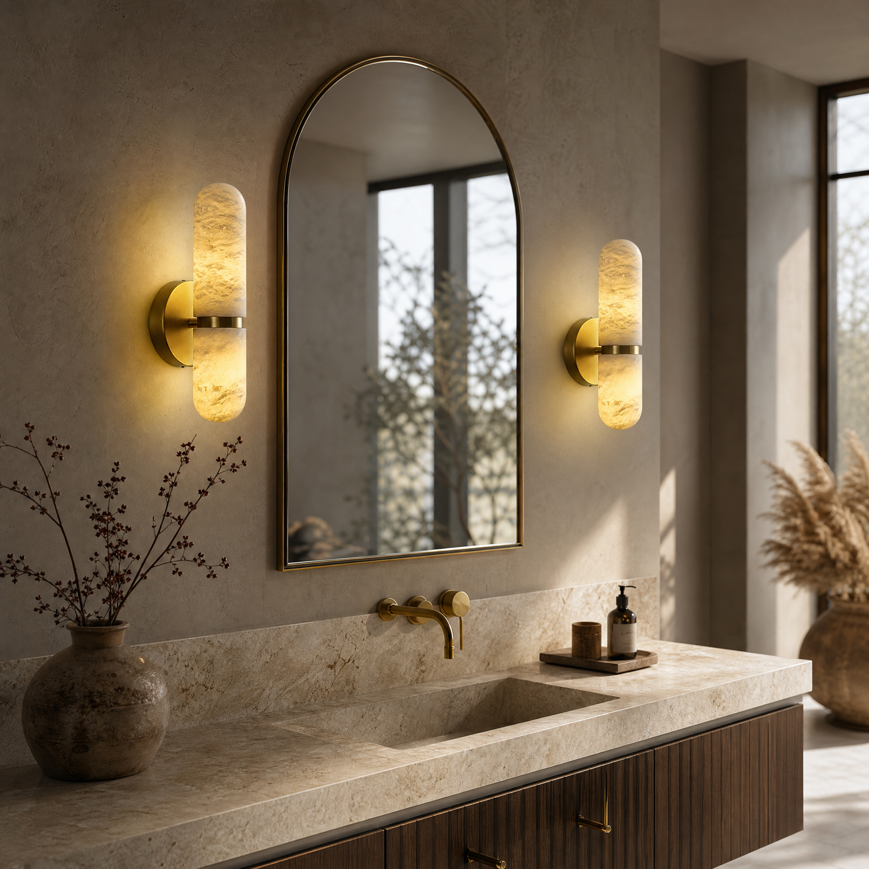 D72-12-Light Clip-on Light - Gold