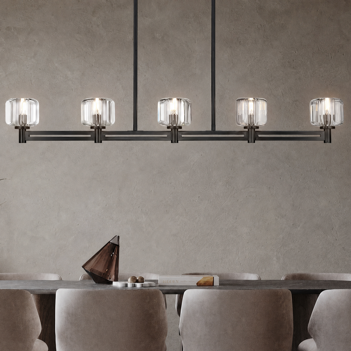 D74-10-Light Clip Light - Gold