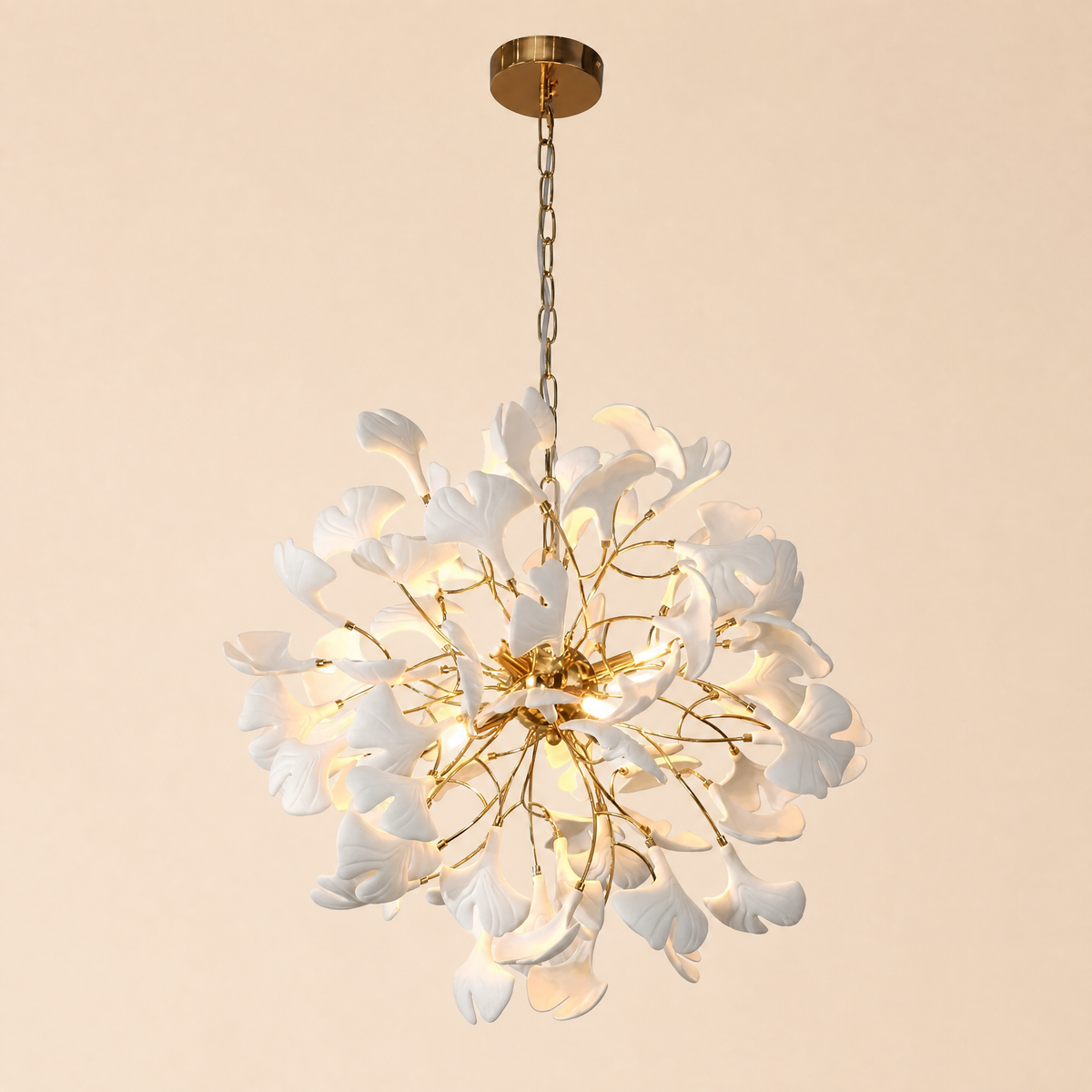 D800 Ceramic Ball Single Hanging - Gold