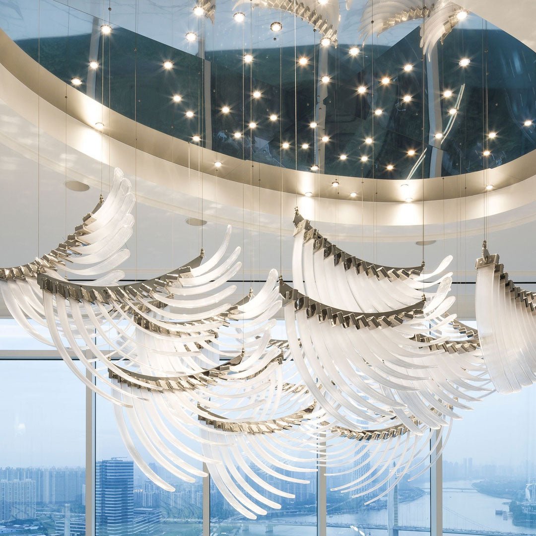 Bird Feather Wings Chandelier - YIOSI