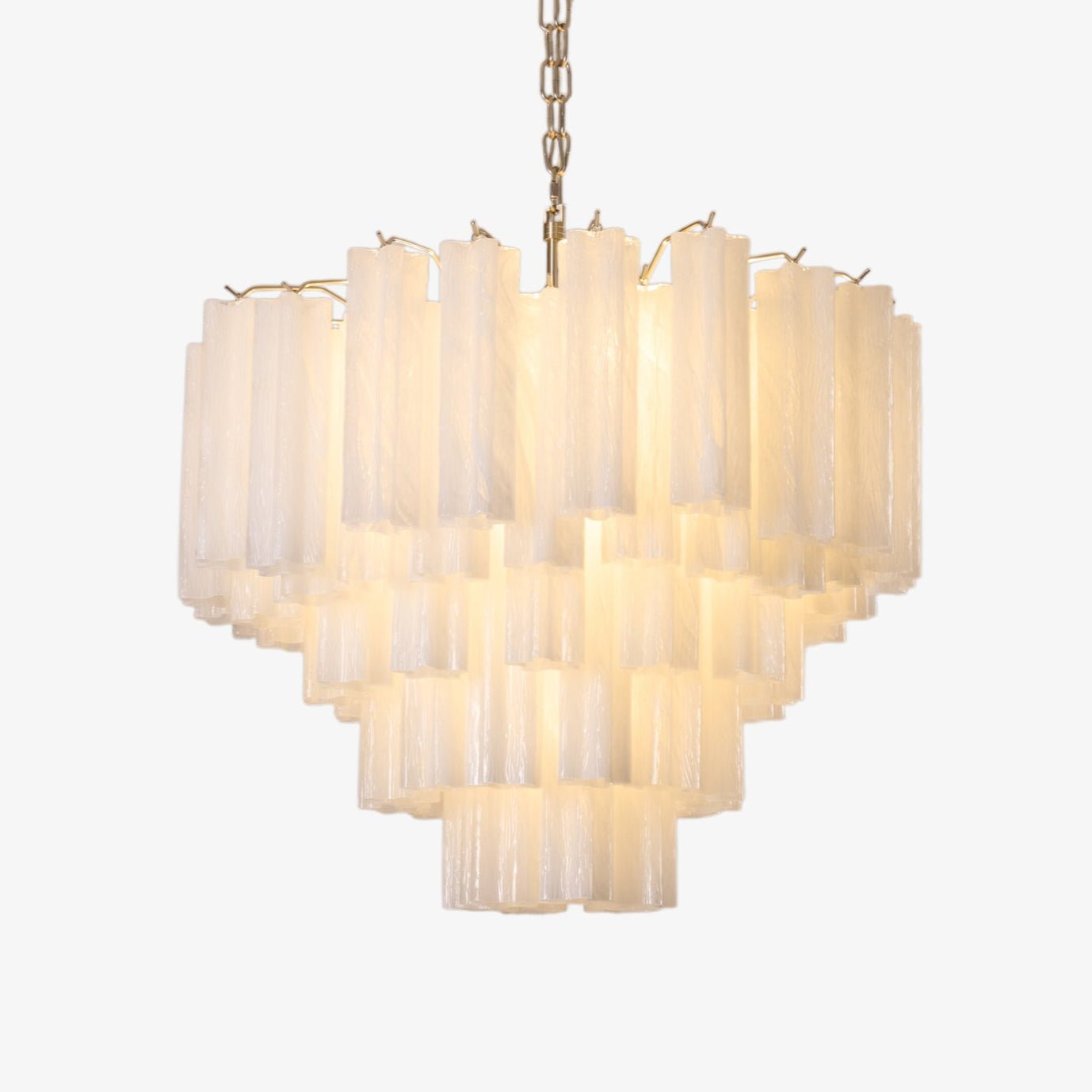 Frosted Murano Cascade Chandelier - YIOSI