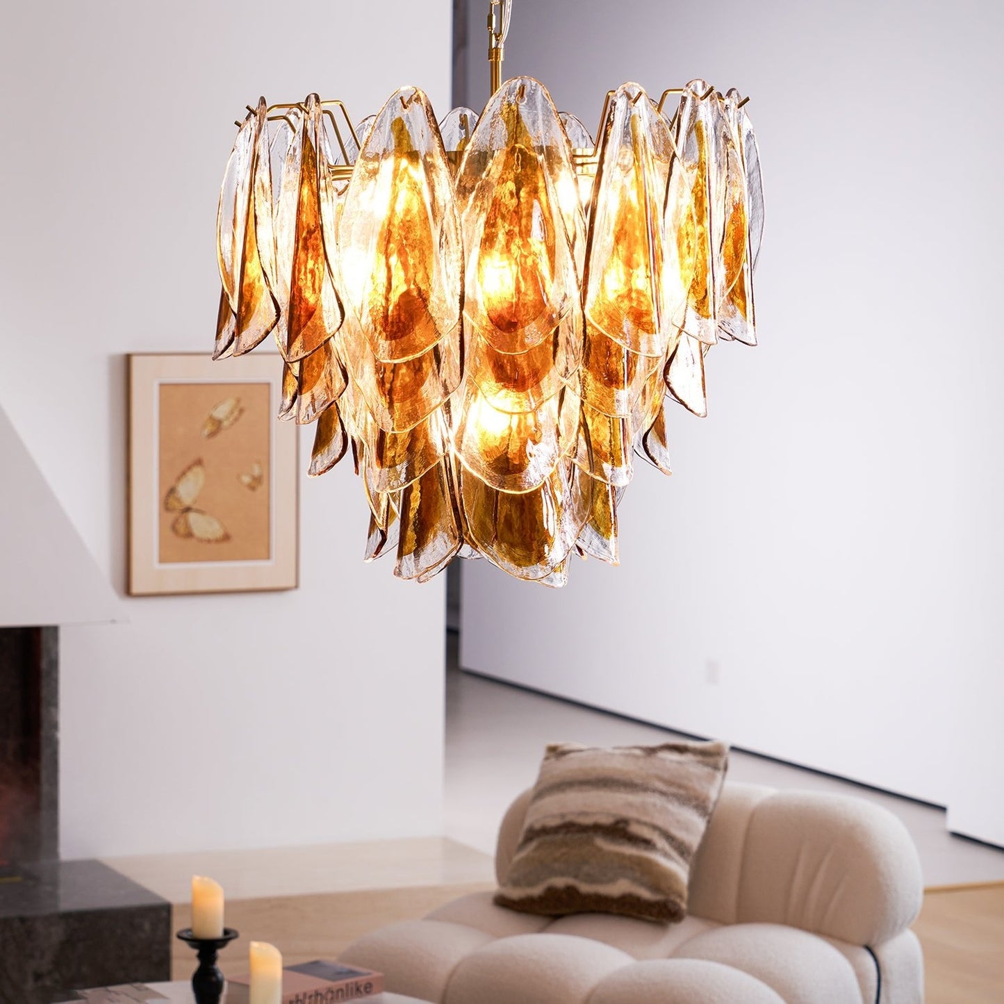 Solviva Murano Glass Chandelier - YIOSI