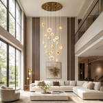 Dancing Butterfly Modern Sculptural Ring Chandelier
