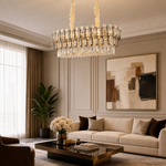 Diadema Brass Rectangular Chandelier