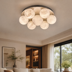 Disc Orb Ceiling Alabaster
