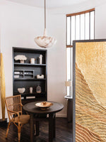 Elegant Domus Alabaster Chandelier with Integrated LED Premium