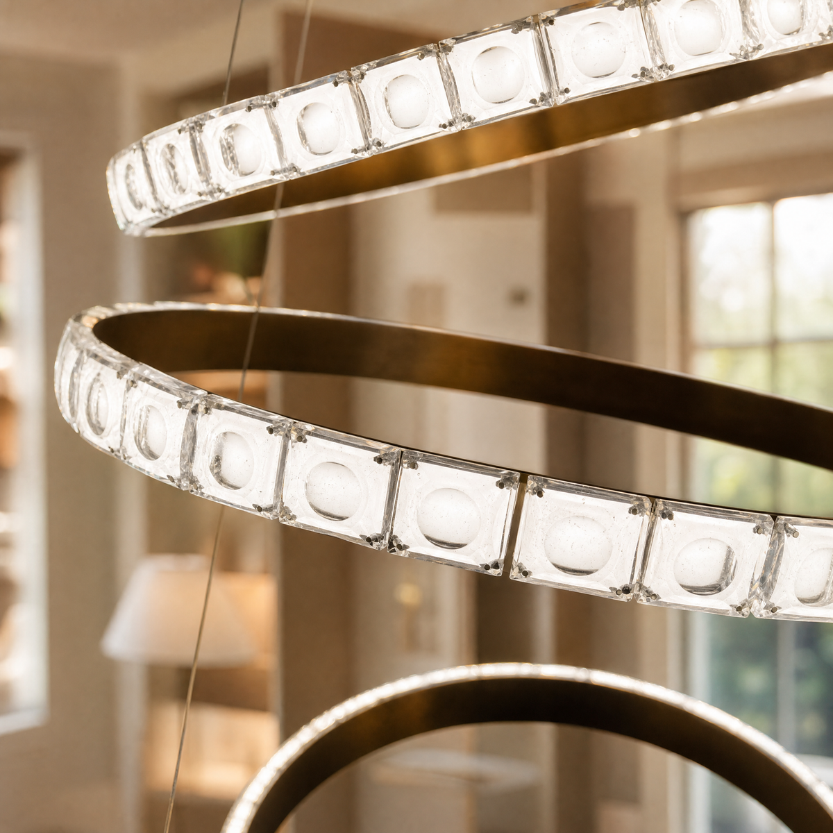 Drake Crystal Cascading Chandelier