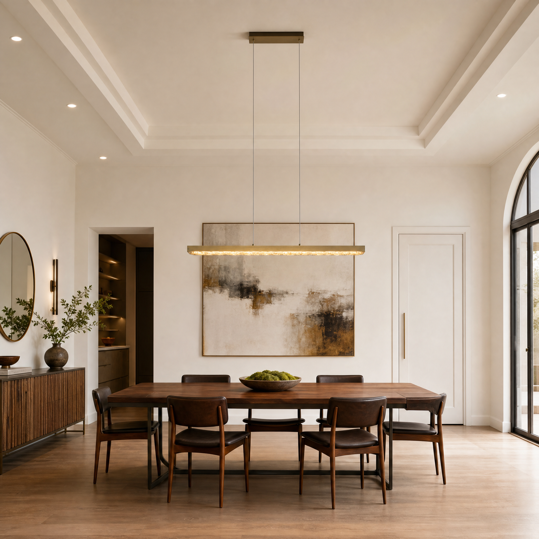 Drake Linear Crystal Chandelier