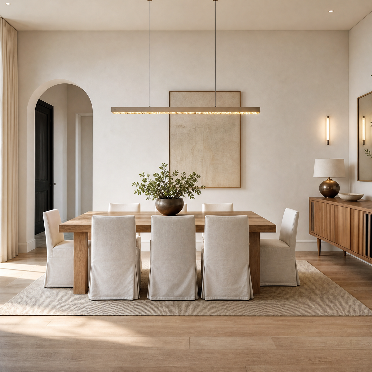 Drake Linear Crystal Chandelier