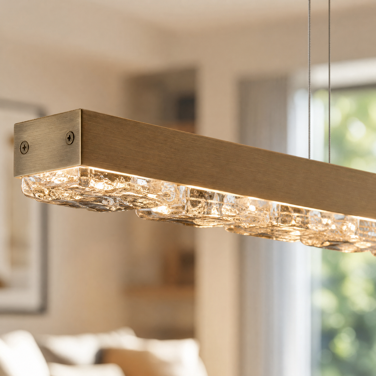 Drake Linear Crystal Chandelier