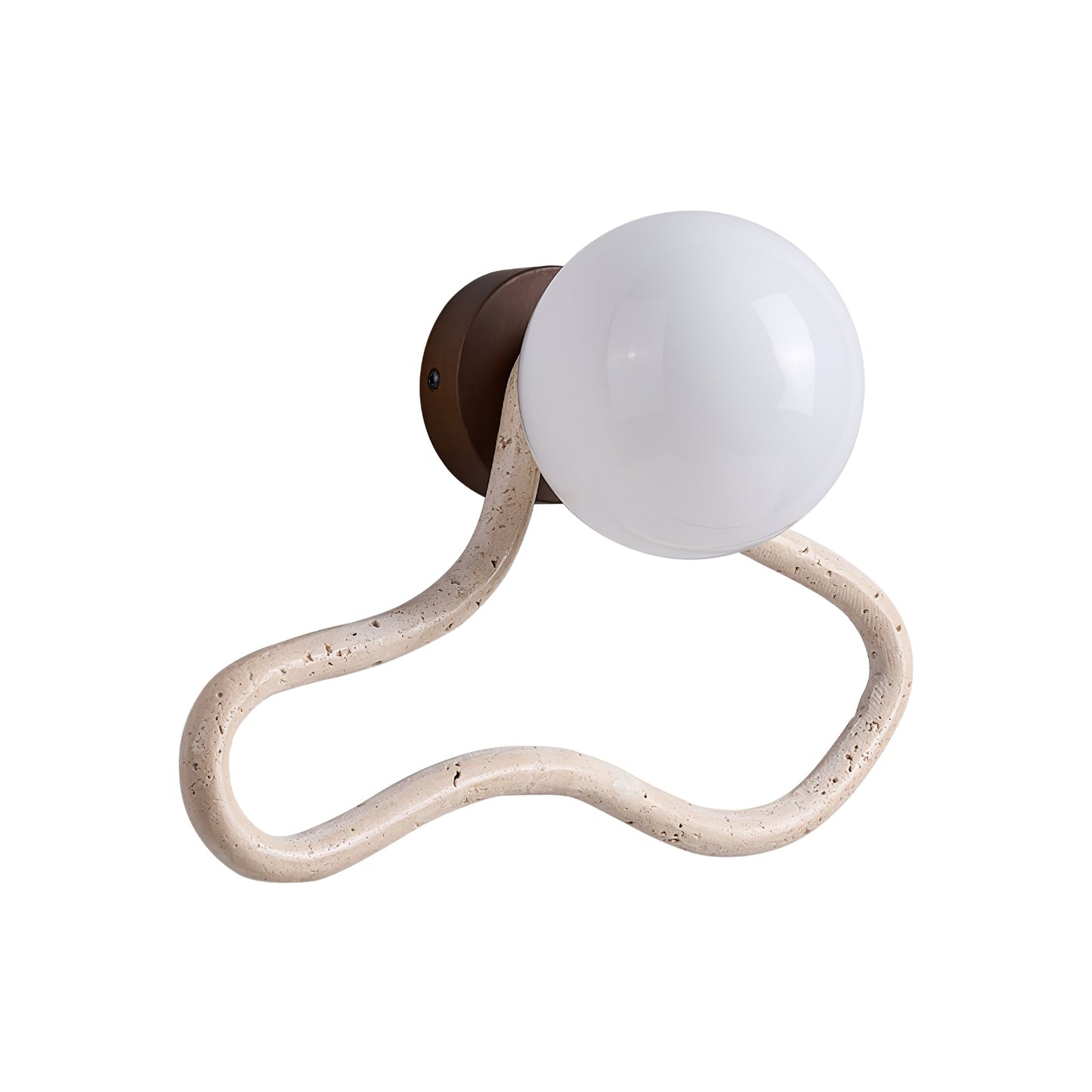 Driftform Travertine Wall Sconce - YIOSI