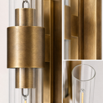 Duo Glass Tube Wall Sconce Double - Copper (New Color)