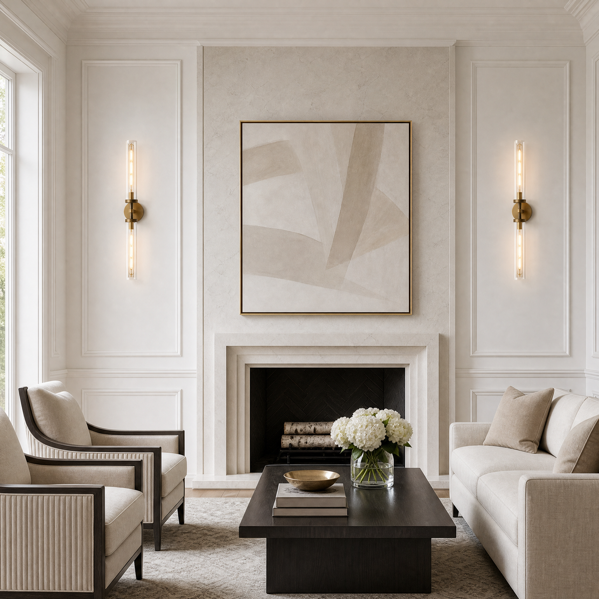 Duo Ribbed Wall Sconce Single - Copper