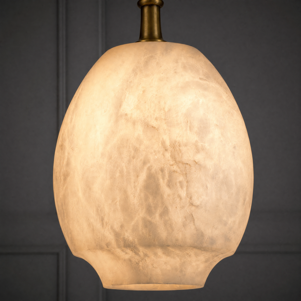 Egg Pendant Alabaster