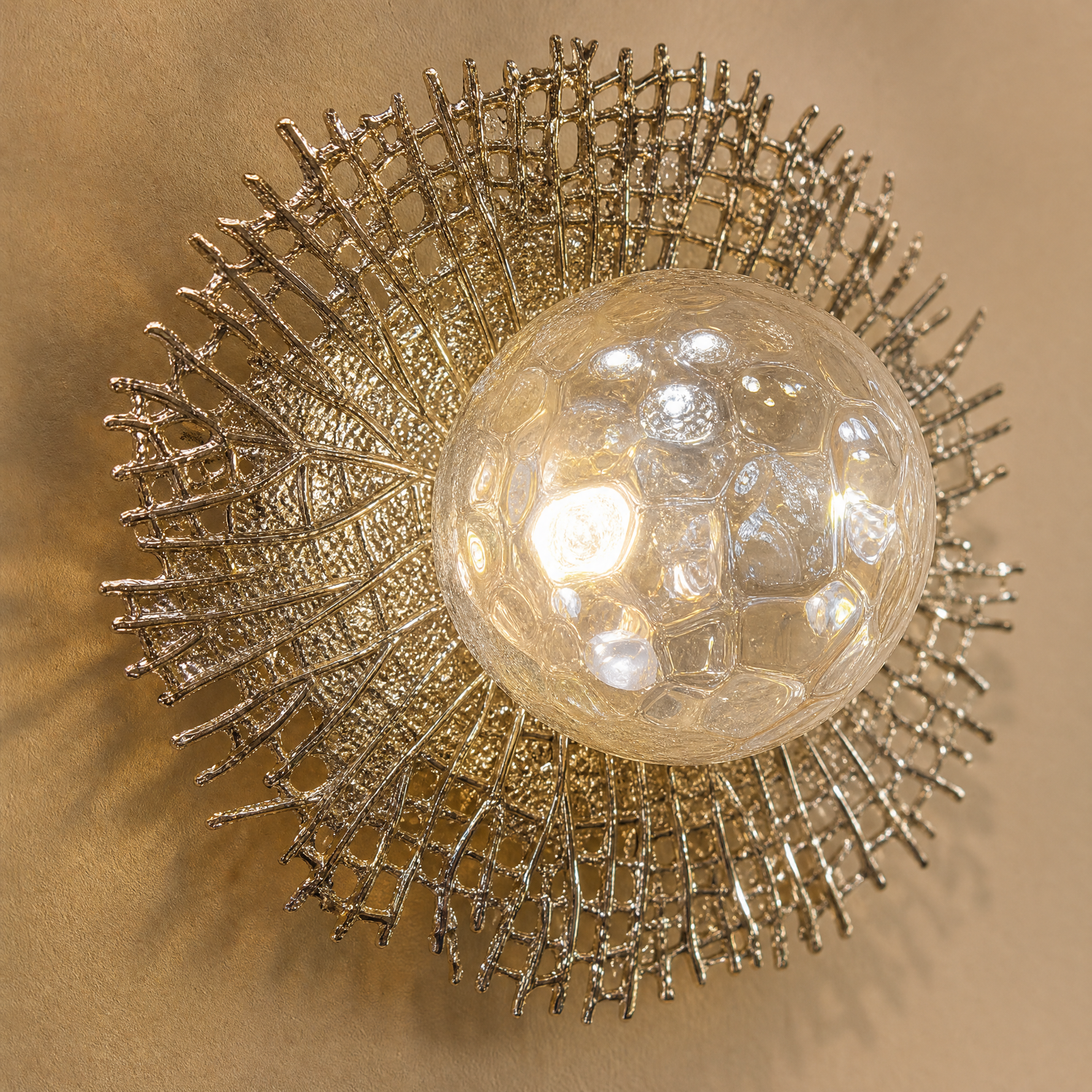 Ellison Bubbles Mini Glass Wall Sconce
