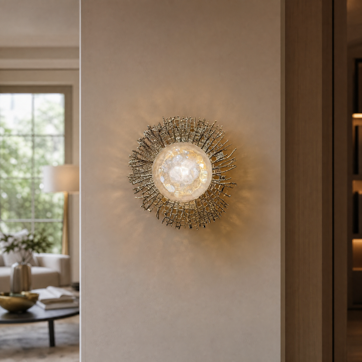 Ellison Bubbles Mini Glass Wall Sconce