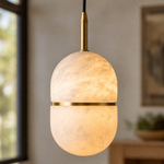 Ellune Modern Alabaster Pendant Lamp