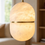 Ellune Modern Alabaster Pendant Lamp