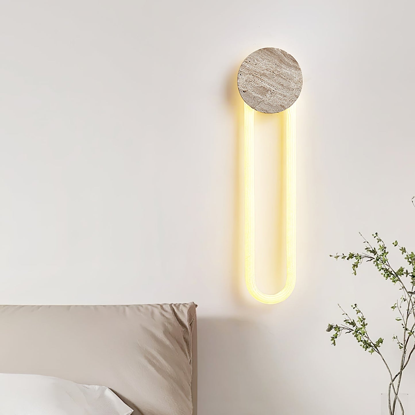 Eloen Travertine Wall Light - YIOSI