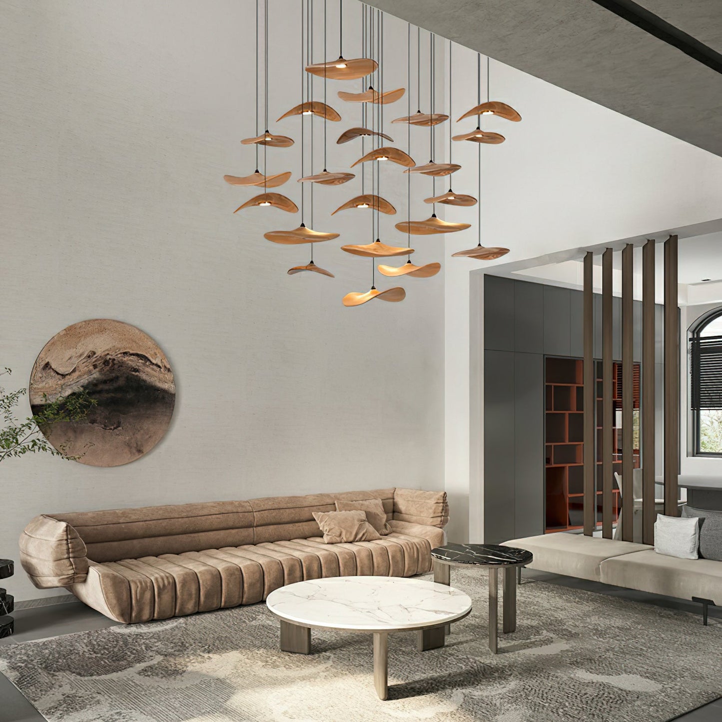 Empty Leaf Chandelier - YIOSI