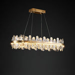 Enos Gold K9 Crystal Chandelier – Elegant Ceiling Light