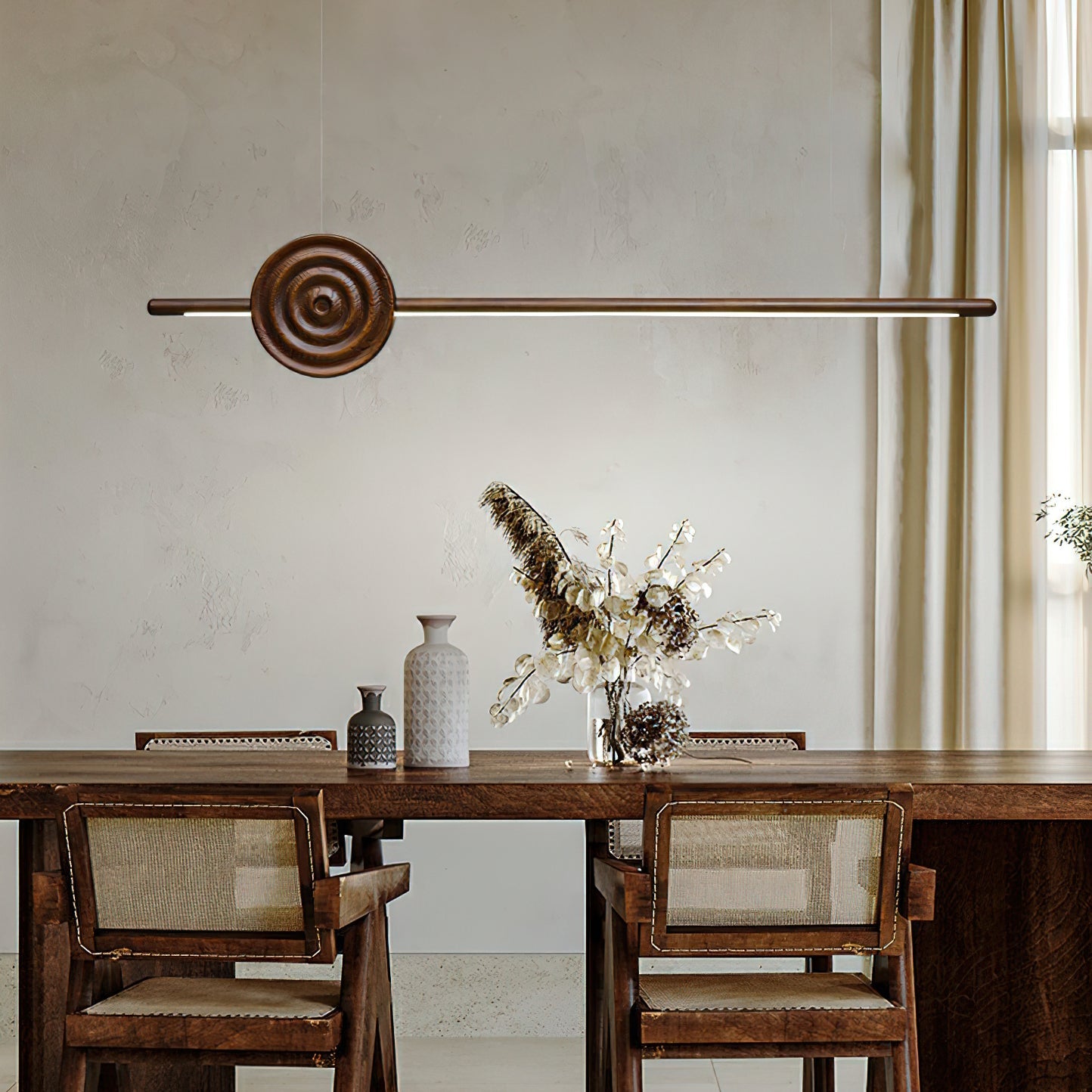 Erhu Wood Chandelier - YIOSI