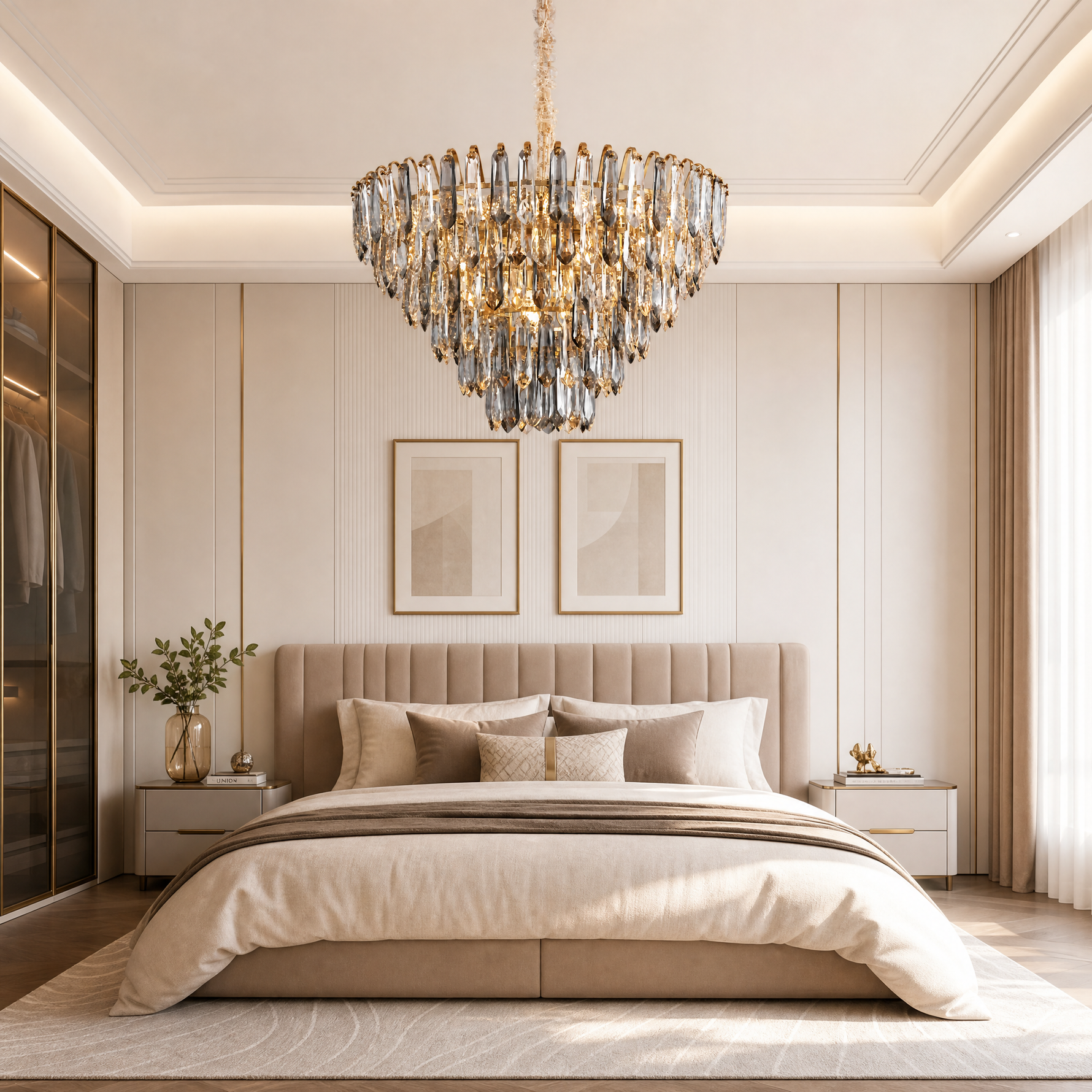Eterea Brass Chandelier