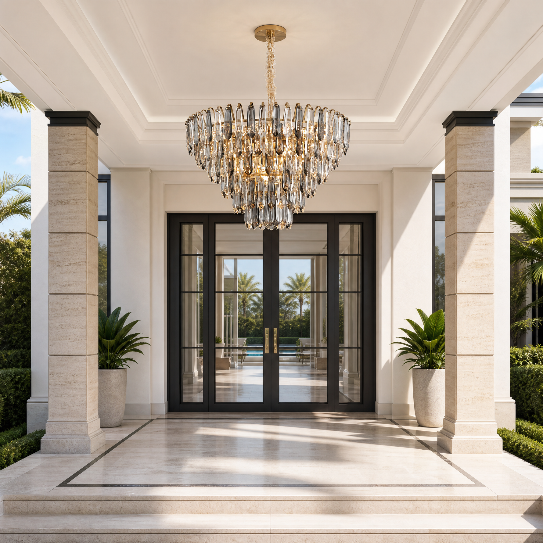 Eterea Brass Chandelier