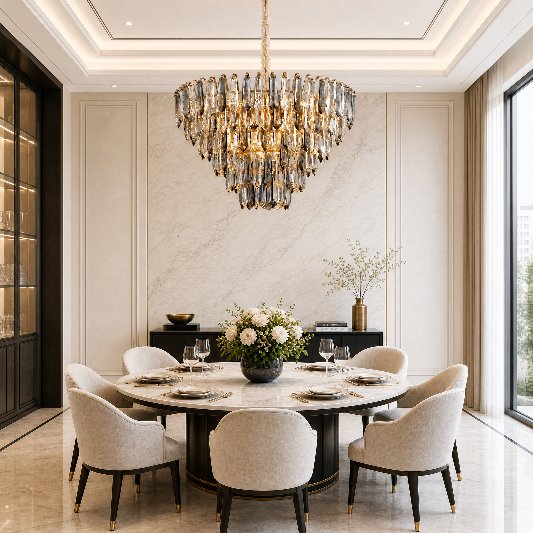 Eterea Brass Chandelier