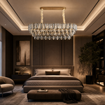 Eterea Brass Linear Chandelier