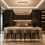 Eterea Brass Linear Chandelier