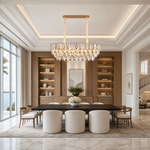 Eterea Brass Linear Chandelier
