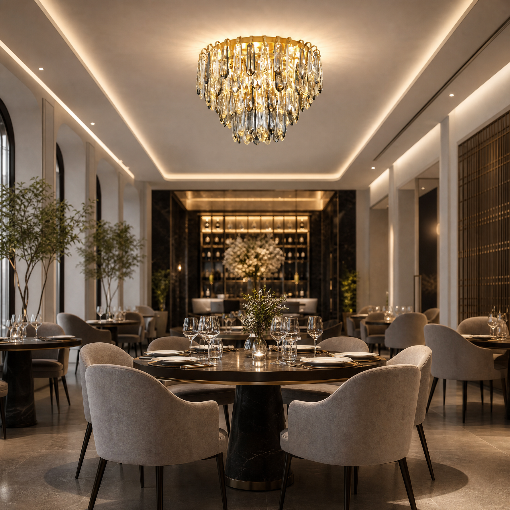 Eterea Brass Pendant Light