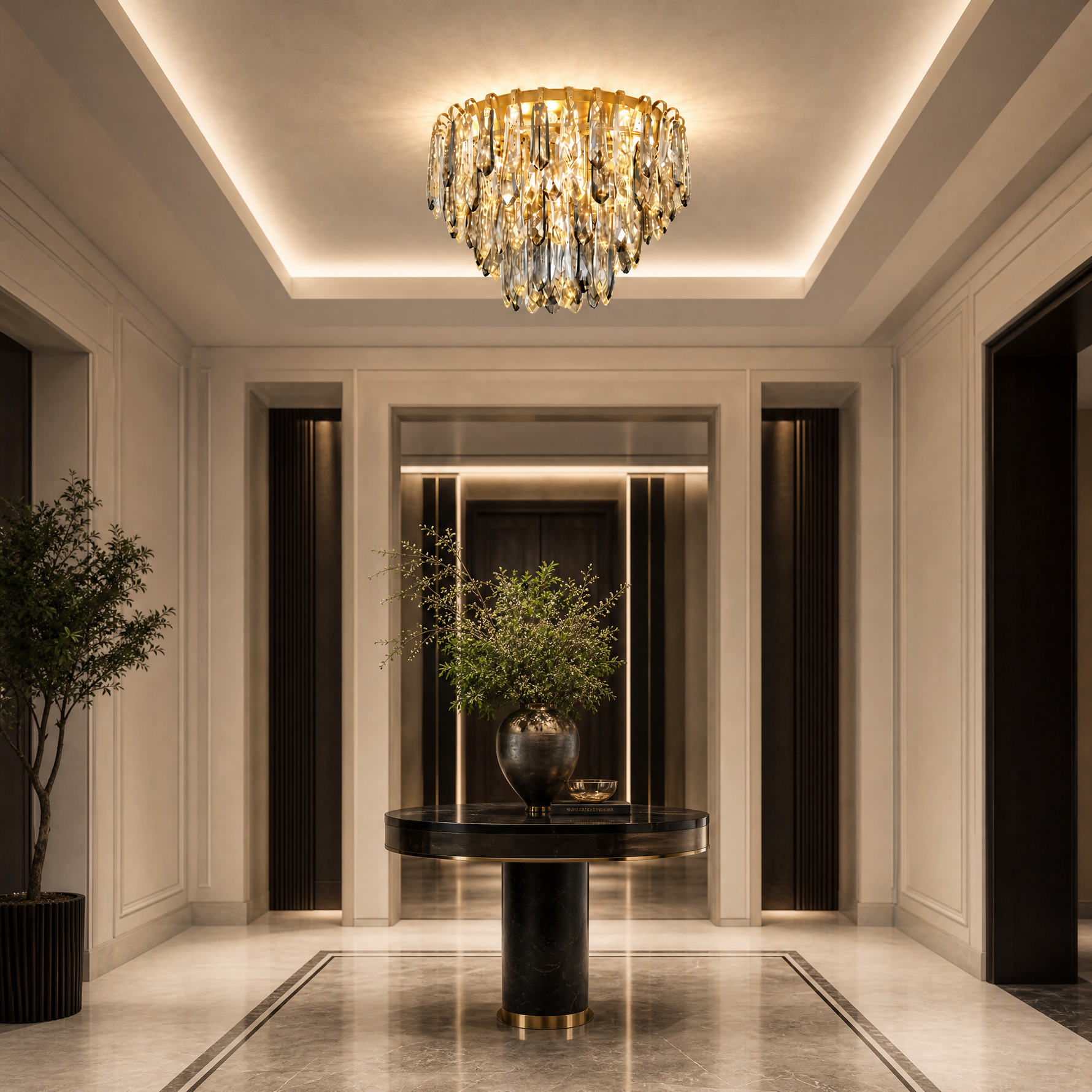 Eterea Brass Pendant Light