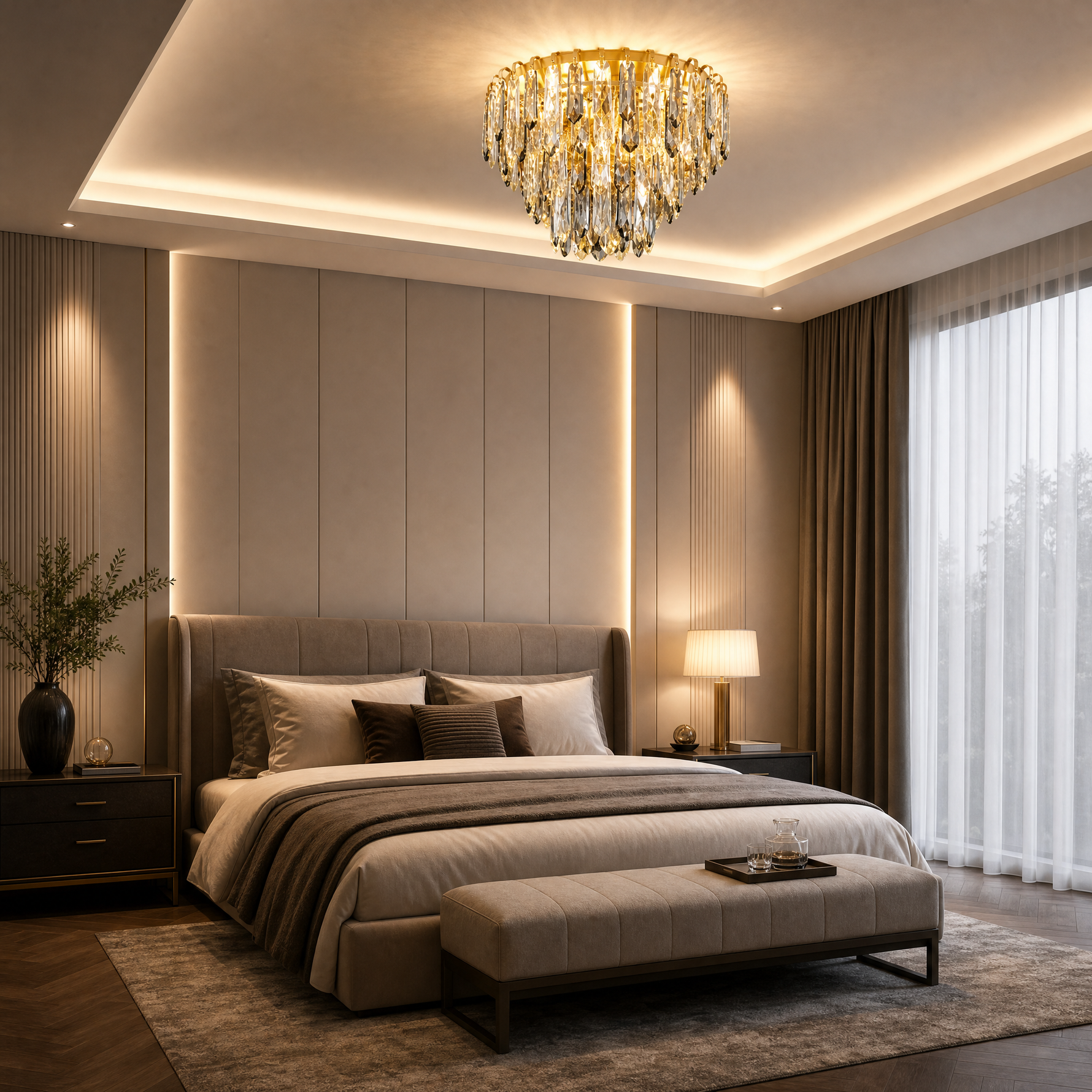 Eterea Brass Pendant Light