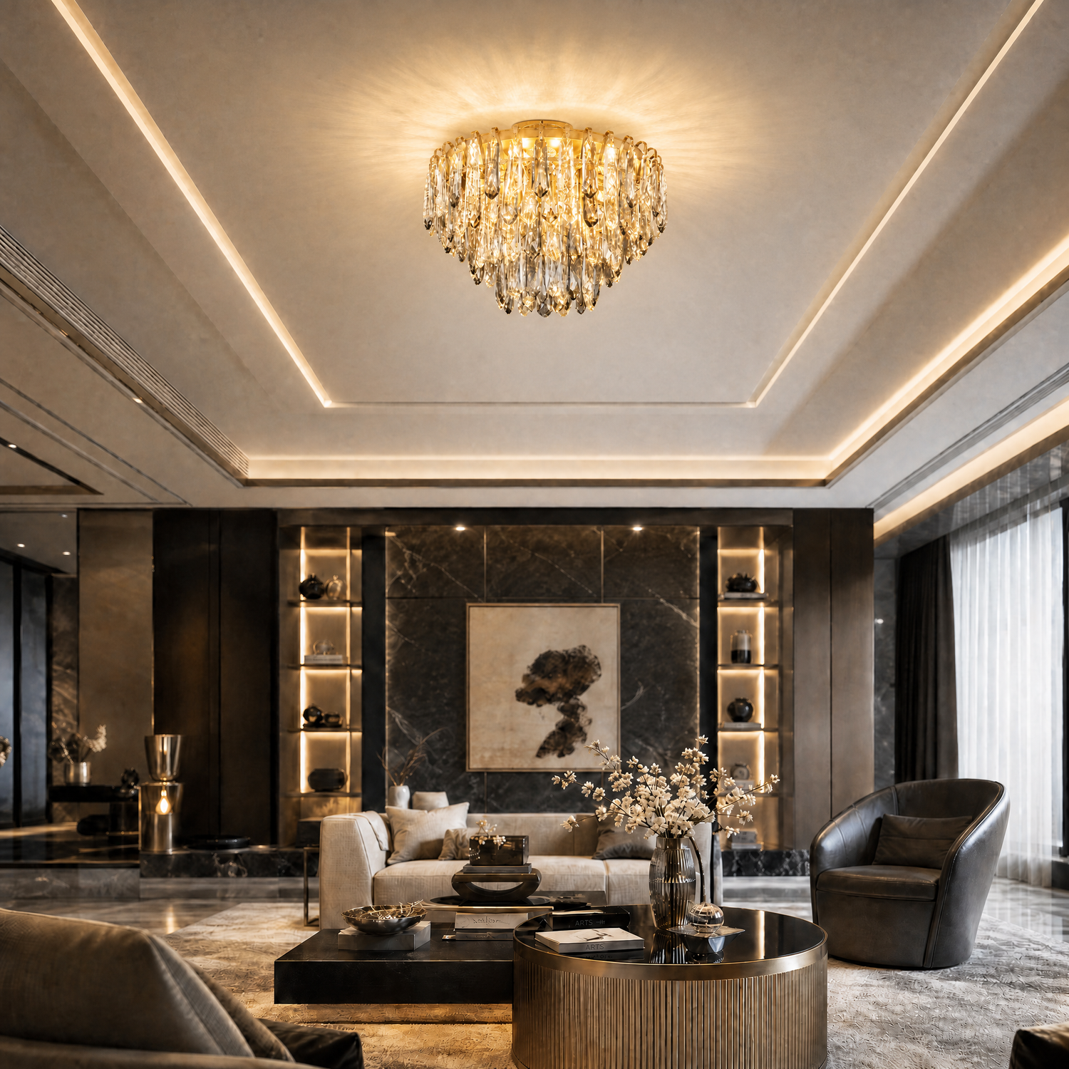 Eterea Brass Pendant Light