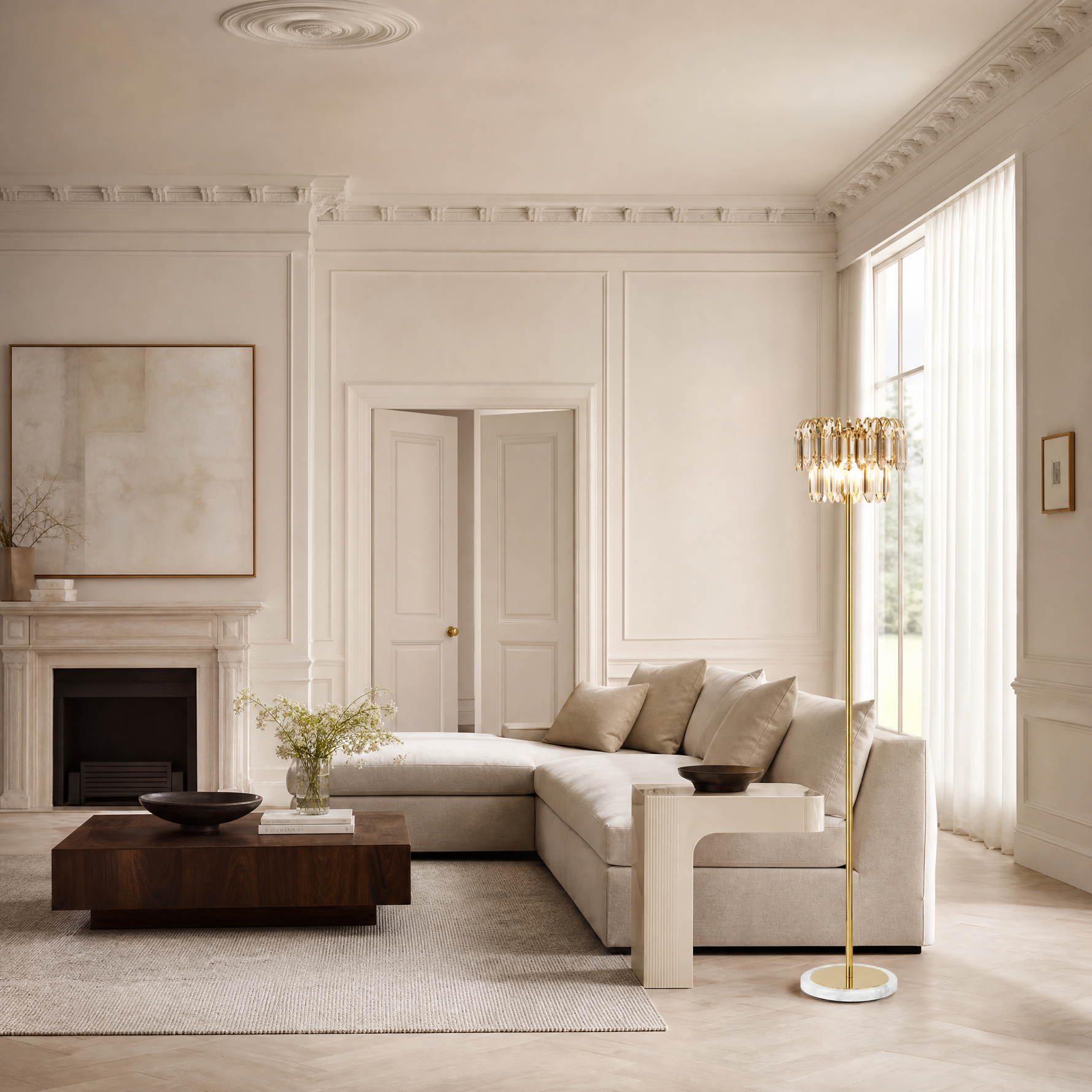 Eterea Crystal Floor Lamp