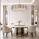 Eterea Crystal Halo Chandelier