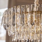 Eterea Crystal Halo Chandelier