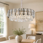 Eterea Crystal Halo Chandelier