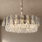 Eterea Crystal Halo Chandelier